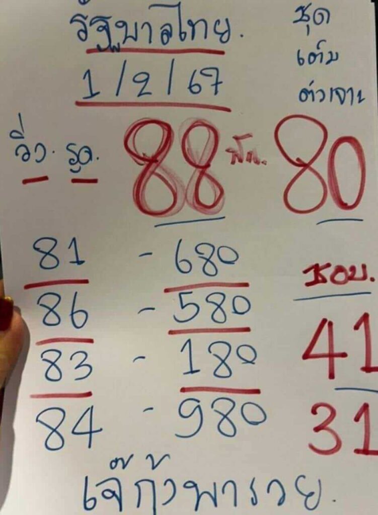 หวยเจ้กุ้งพารวย 1-2-67