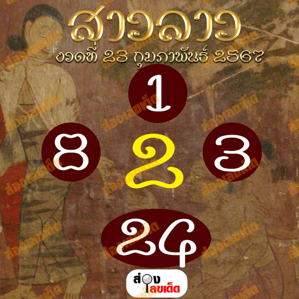 หวยลาว 23-2-67 ชุด2