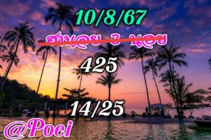 แนวทางหวยฮานอย 10/8/67 ชุดที่ 5