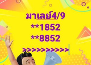 แนวทางหวยมาเลย์ 4/9/67 ชุดที่ 2