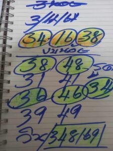 แนวทางหวยฮานอย 3/12/167 ชุดที่ 1