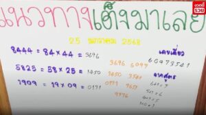 แนวทางหวยมาเลย์ 25/1/68 ชุดที่ 10