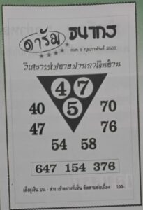 หวยดารัม 1/2/68