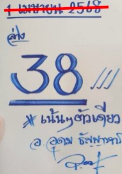 หวยปู่ฤาษีตาไฟให้โชค 1/4/68