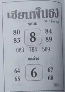 หวยเซียนฟังธง 1/3/68