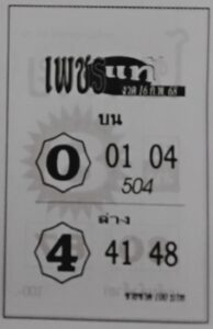 หวยเพชรแท้ 16/2/68