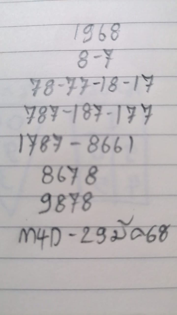 แนวทางหวยมาเลย์ 29/3/68-6
