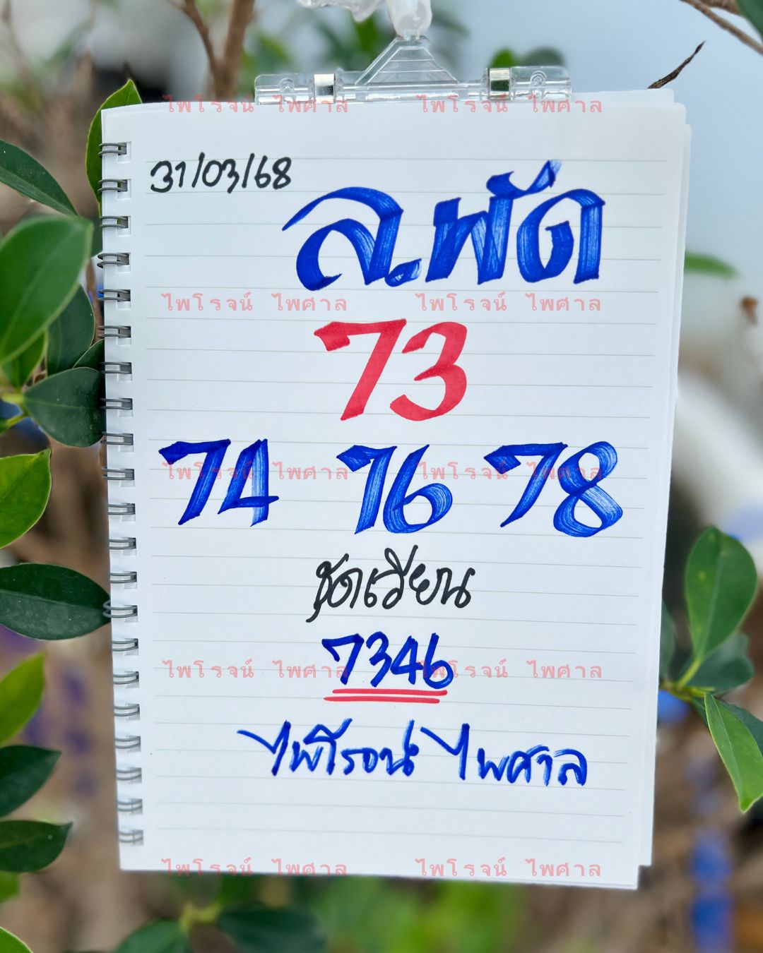 หวยลาว 31-3-68-4