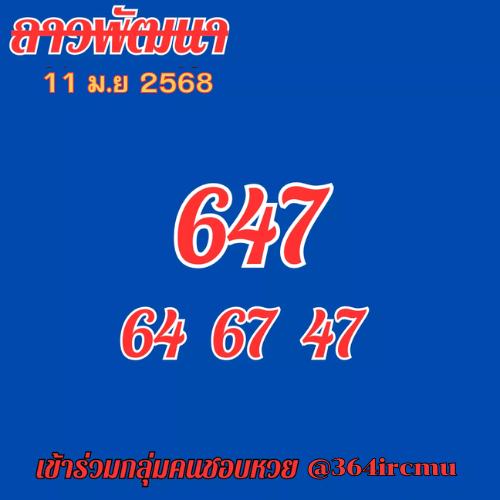 แนวทางหวยลาว 11/4/68-4