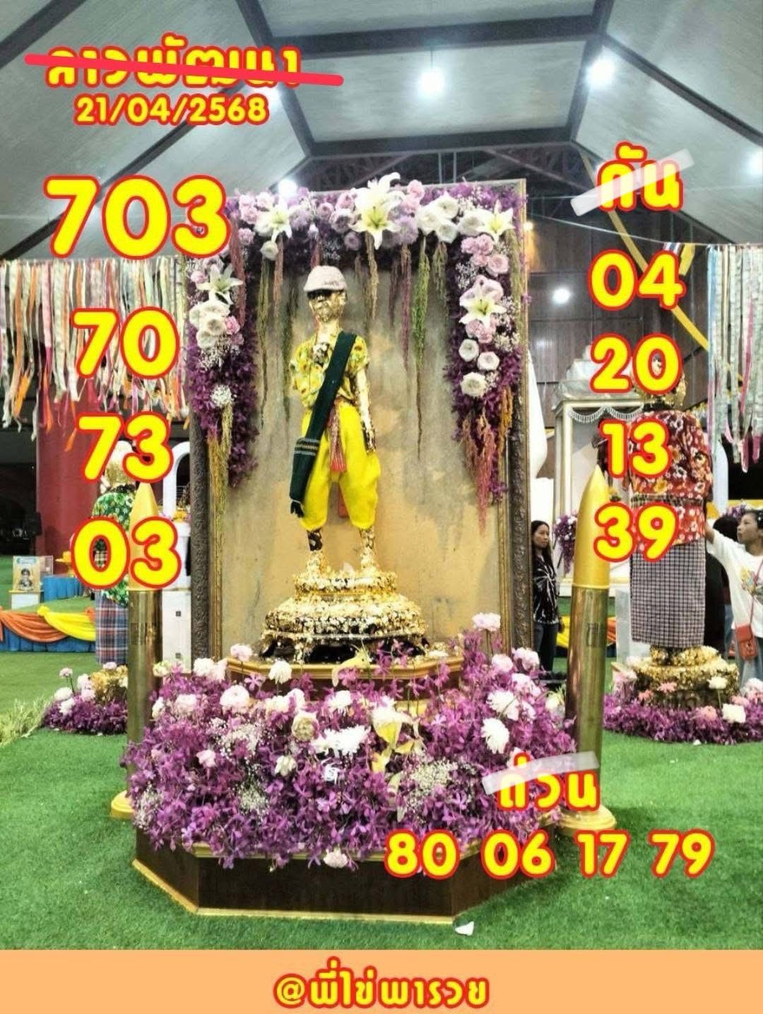 แนวทางหวยลาว 21/4/68