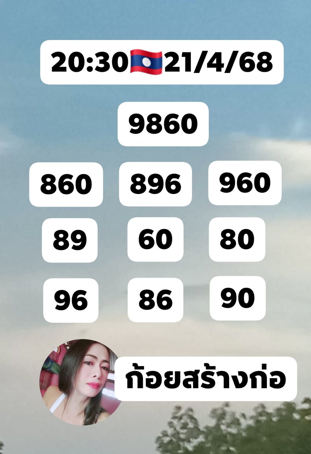 หวยลาว 21-4-68-7