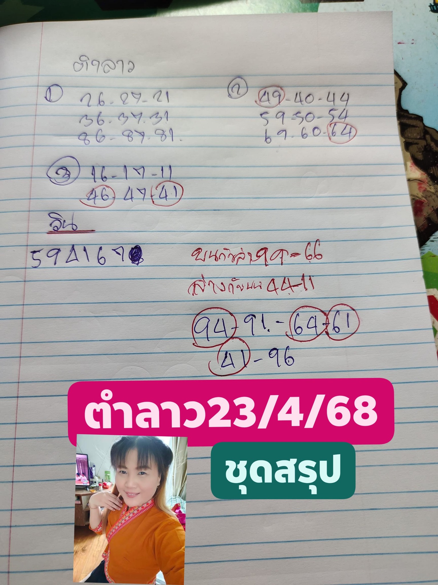 หวยลาว 23-4-68-3
