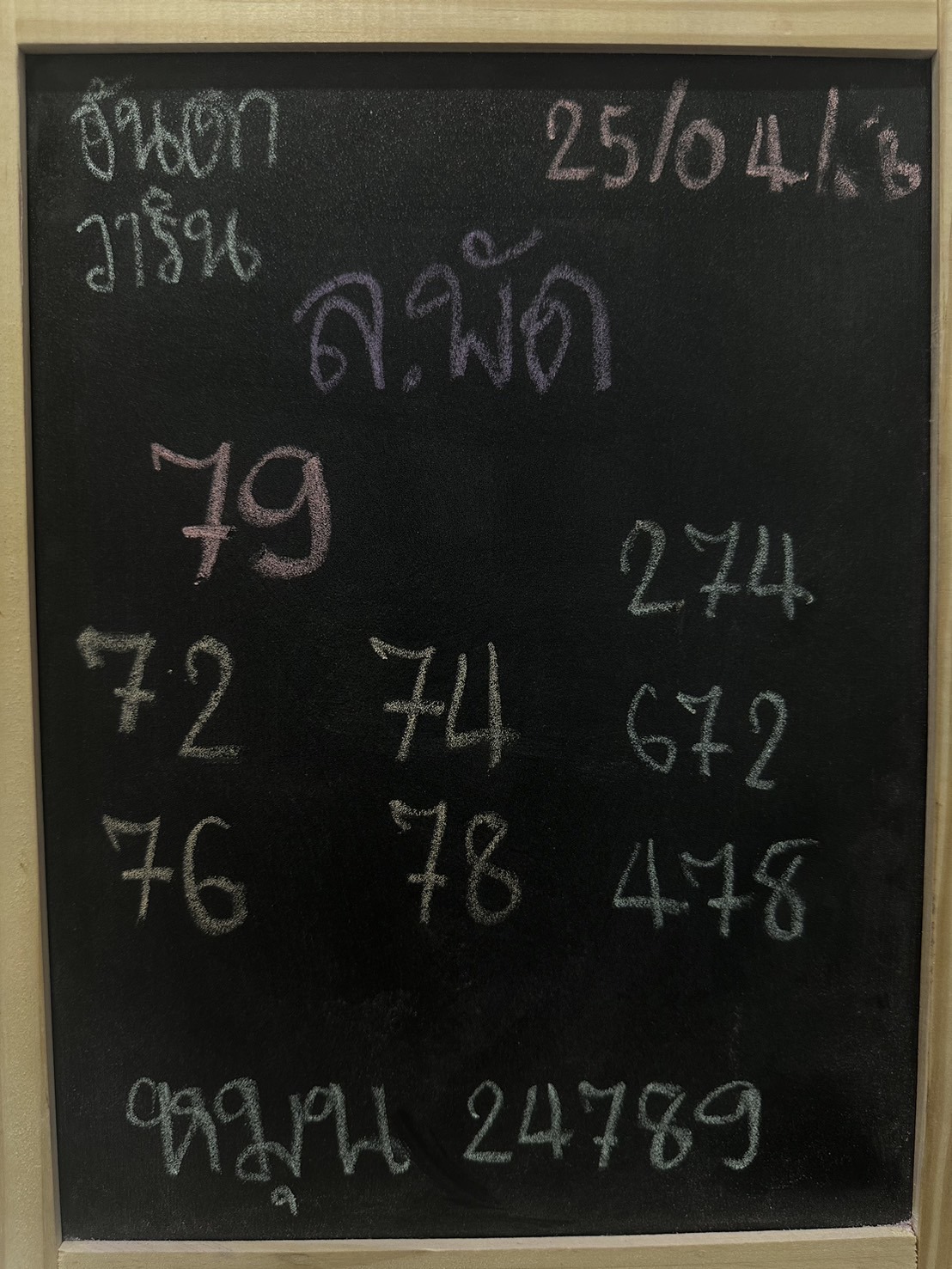 หวยลาว 25-4-68-9