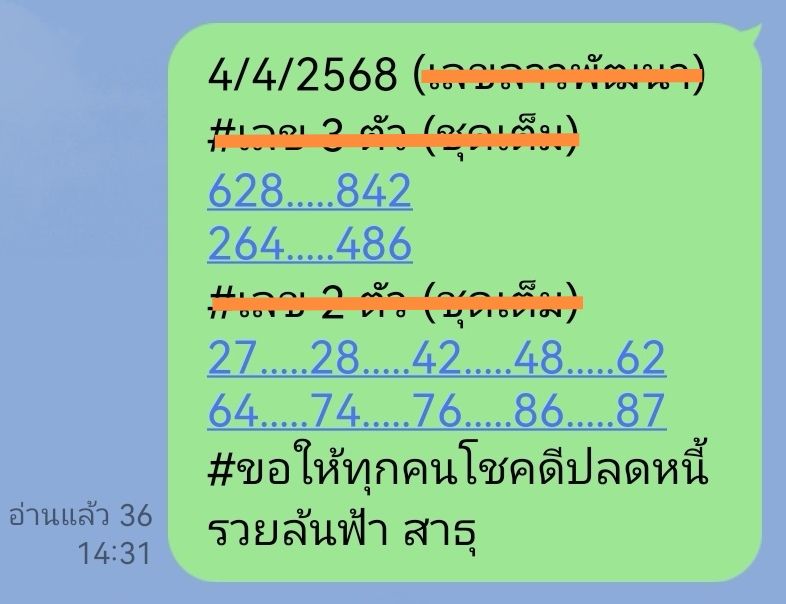 หวยลาว 4-4-68-5
