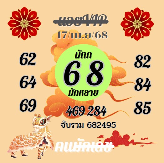 หวยฮานอย 17-4-68-6