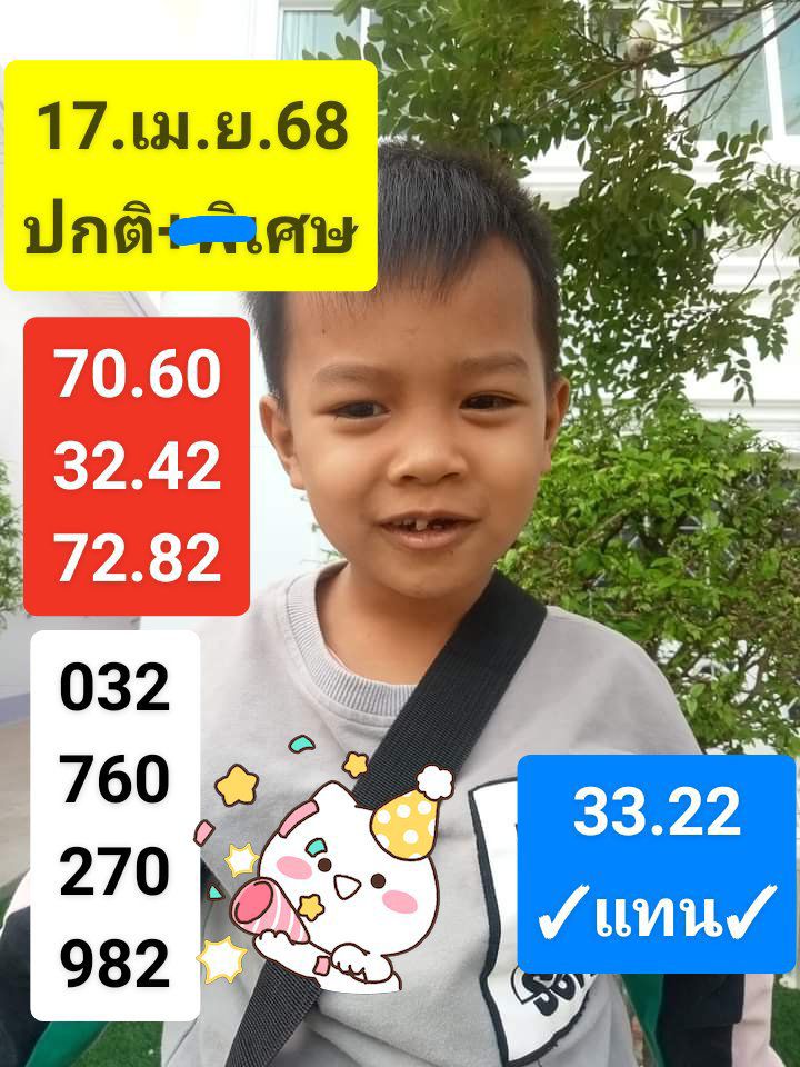 แนวทางหวยฮานอย 17/4/68