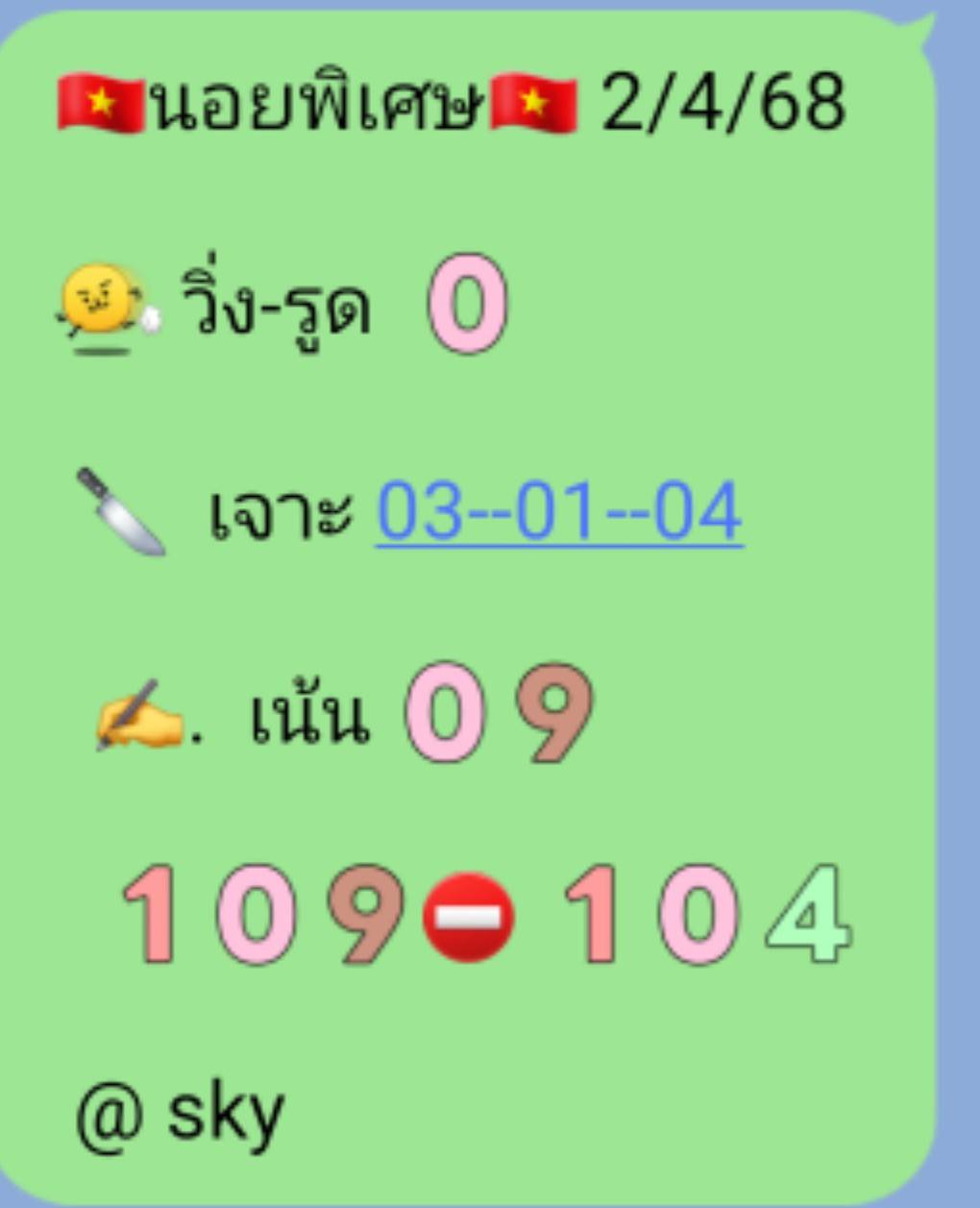 หวยฮานอย 2-4-68-10