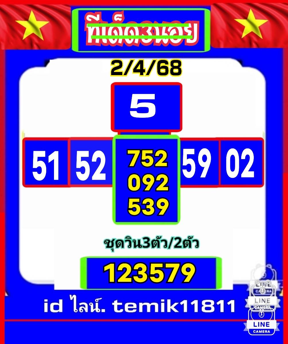 แนวทางหวยฮานอย 2/4/68-3