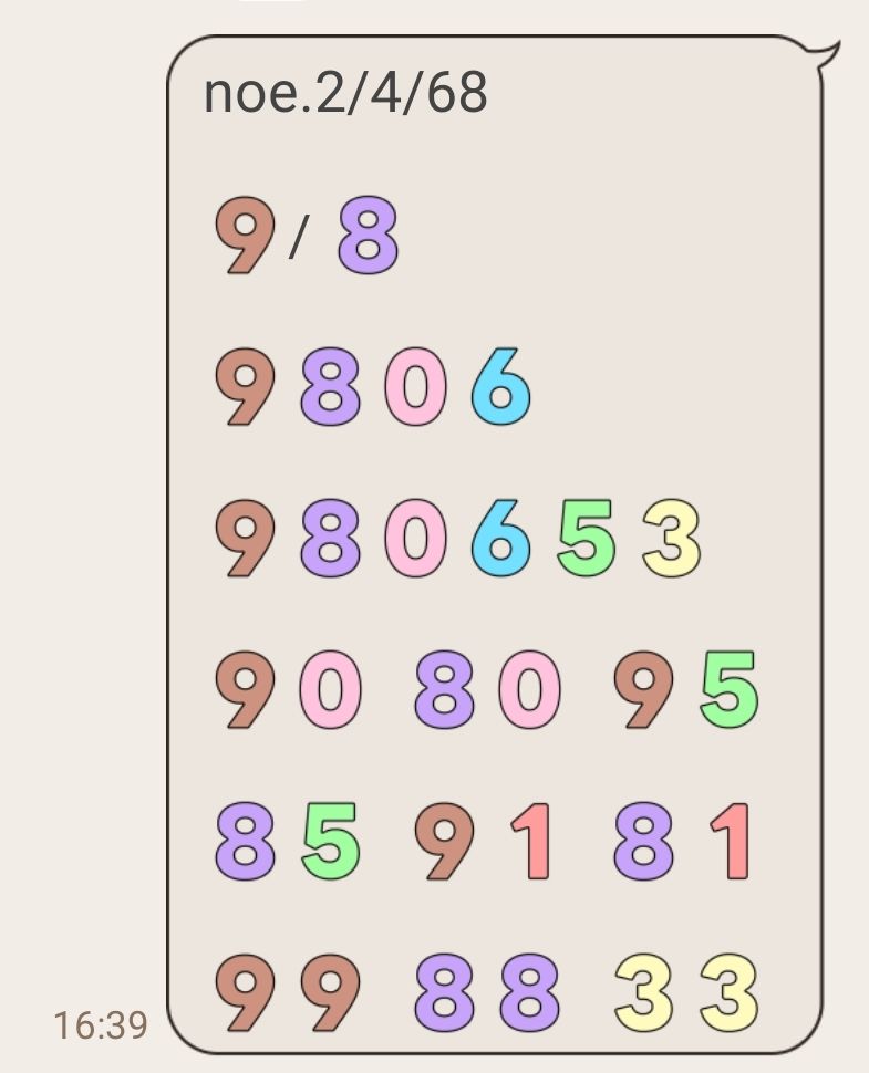 หวยฮานอย 2-4-68-6