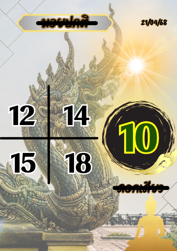 แนวทางหวยฮานอย 21/4/68